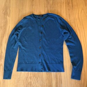 Ann Taylor S blue-green cardigan